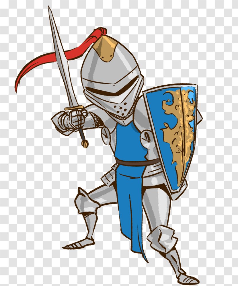 Knight Middle Ages Clip Art - Fictional Character - Cliparts Transparent PNG