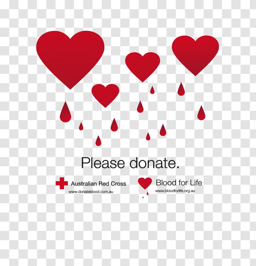 Blood Donation Heart Statistics - Australia Transparent PNG