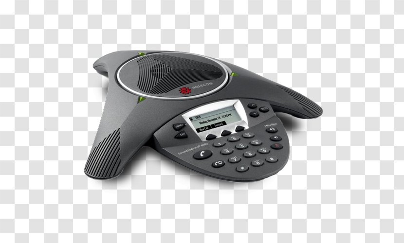 Polycom SoundStation IP 6000 Conference VoIP Phone 7000 Session Initiation Protocol - Centre - Business Transparent PNG