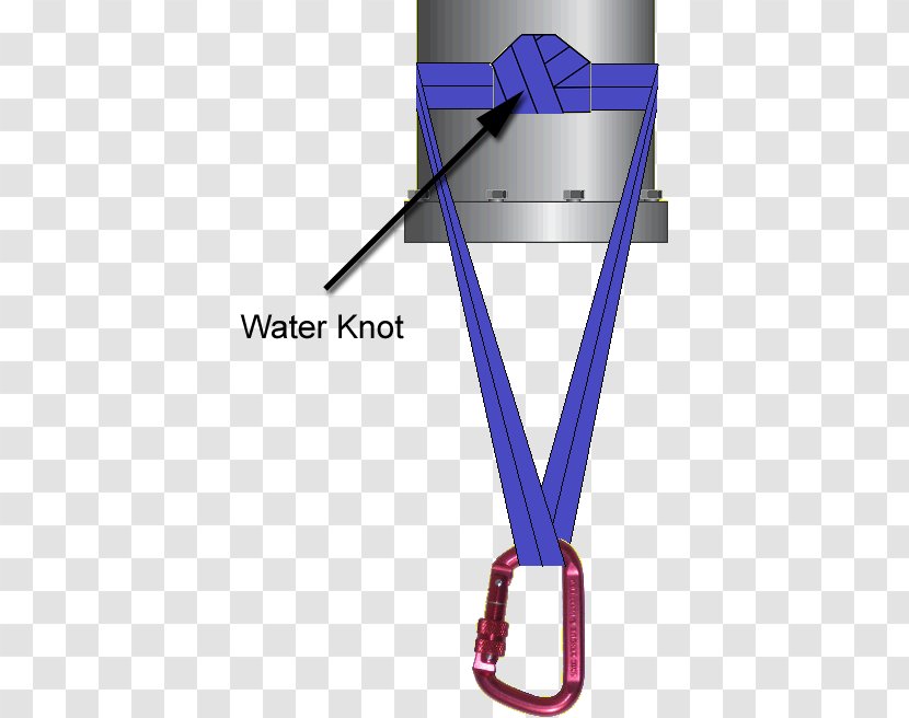 Rope Rescue Anchor Access Bight - Blue Transparent PNG