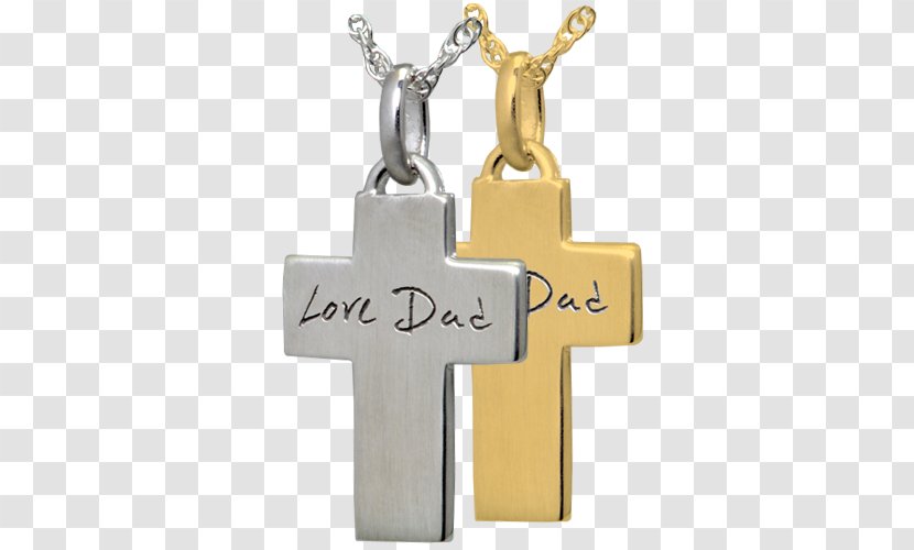 Charms & Pendants Jewellery Earring Necklace Gold - Cross Transparent PNG