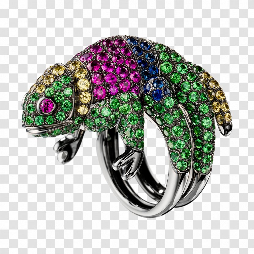 Boucheron Ring Jewellery Bracelet Watch - Chameleon Transparent PNG