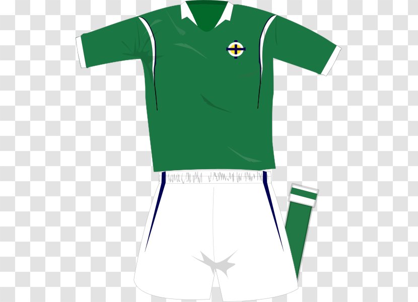 Sports Fan Jersey T-shirt Product Design Collar - Green Transparent PNG