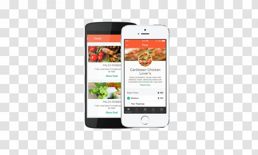 Smartphone Food Delivery Coupon Online Ordering Foodpanda - Telephony Transparent PNG