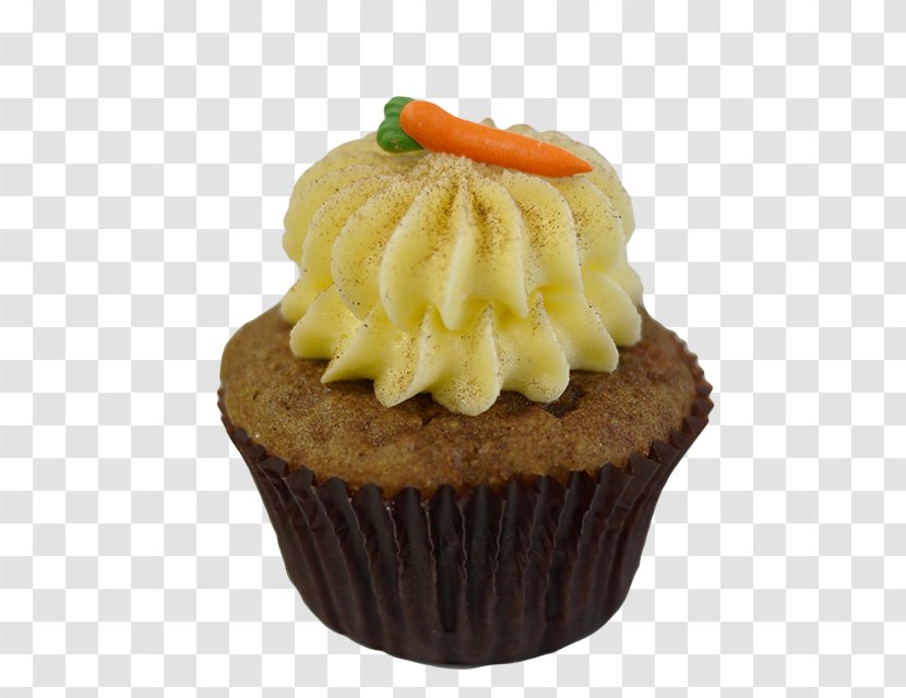 Cupcake Carrot Cake Muffin Buttercream Flavor Transparent PNG