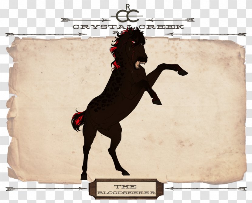 Stallion Horse Cattle Pack Animal Cartoon - Bloodstain 14 0 1 Transparent PNG