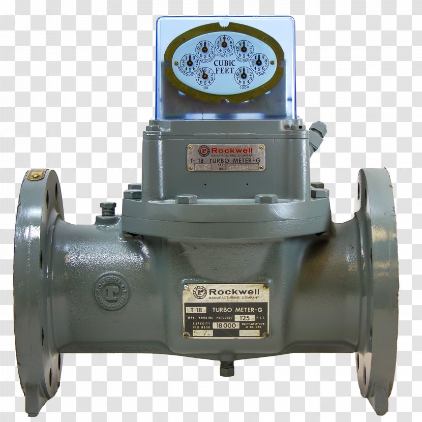 Gas Meter Turbine Machine Water Metering Natural - Measuring Instrument Transparent PNG