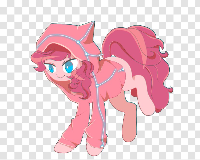 Pony Pinkie Pie Hoodie Rarity Applejack - Cartoon - Horse Transparent PNG