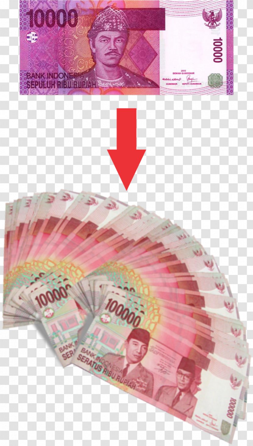 Cash Indonesian Rupiah Paper Banknote - Money Transparent PNG