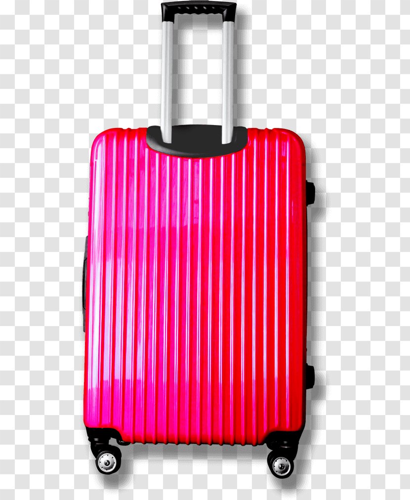 Hand Luggage Pattern - Pink - Design Transparent PNG