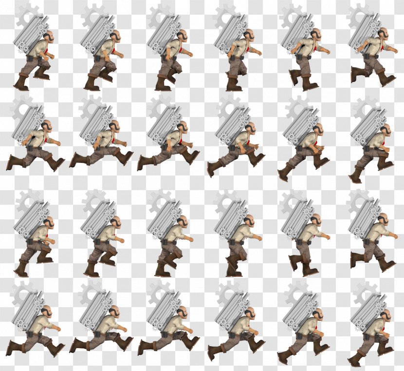 Sprite Animation Running Transparent PNG