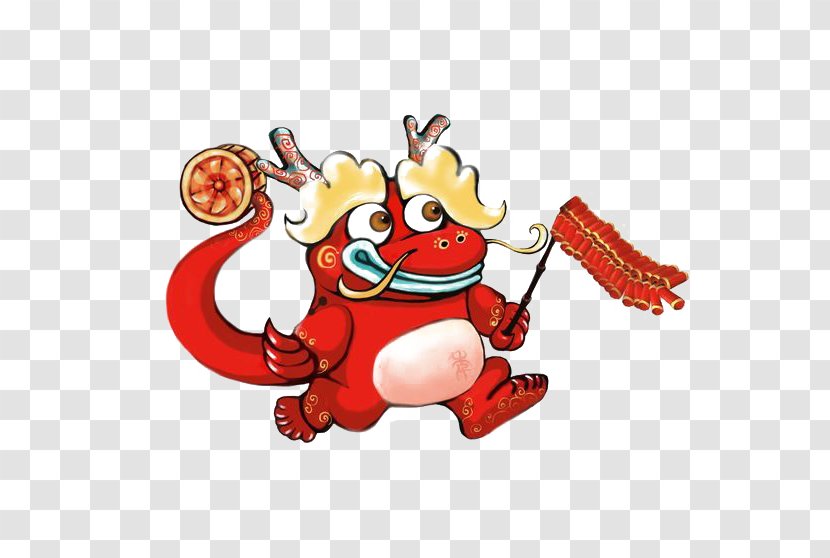 Nian Chinese New Year Legend Oudejaarsdag Van De Maankalender Mythology - Silhouette - Cartoon Monster Transparent PNG