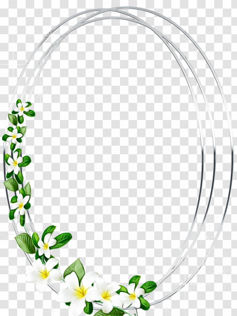 Floral Plant - Green - Oval Flower Transparent PNG