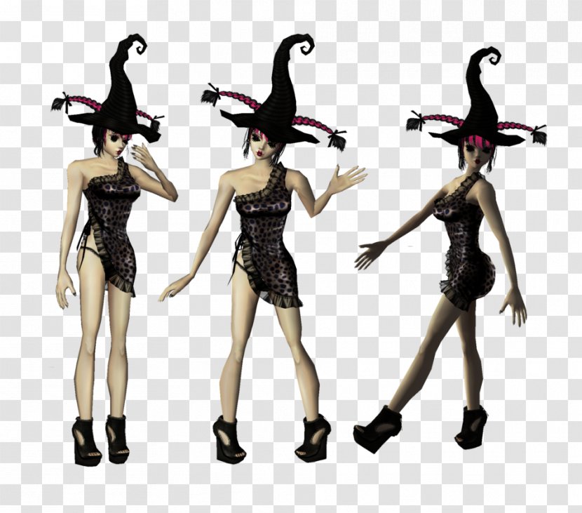 Performing Arts Dance Figurine The - Cute Witch Transparent PNG