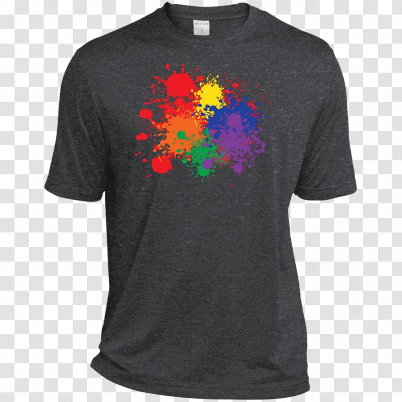 T-shirt Hoodie Sleeve Sportswear - Hat - Rainbow Splash Transparent PNG