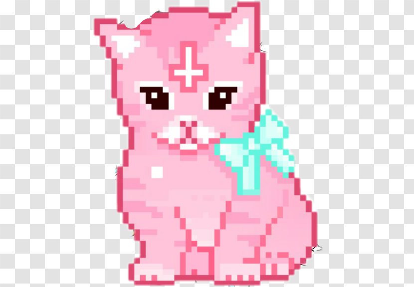 Pink Cat Kitten Bead GIF - Red Transparent PNG