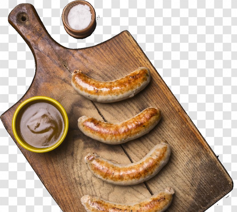 Bratwurst Thuringian Sausage Animal Source Foods Banana - SAUCISSE Transparent PNG