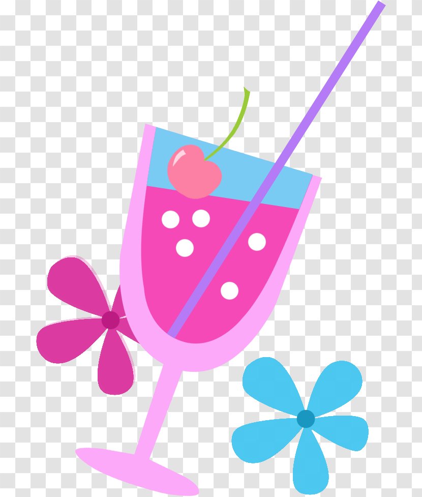 Soft Drink Pink Lady Cocktail Cupcake Clip Art - Heart - Cliparts & Snacks Transparent PNG