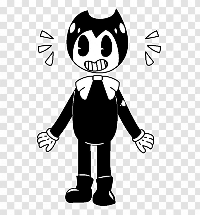 Bendy And The Ink Machine Drawing Dancing Demon - Watercolor Transparent PNG