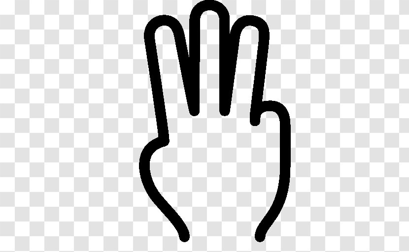 Finger Hand Clip Art - Three Transparent PNG