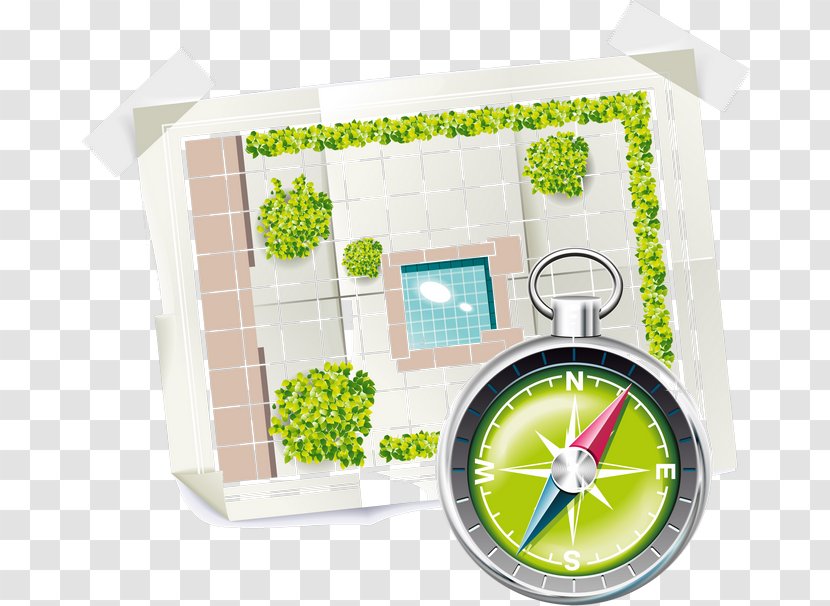 Garden Tool Gardening Icon - Drawing - Hand-painted Compass Transparent PNG