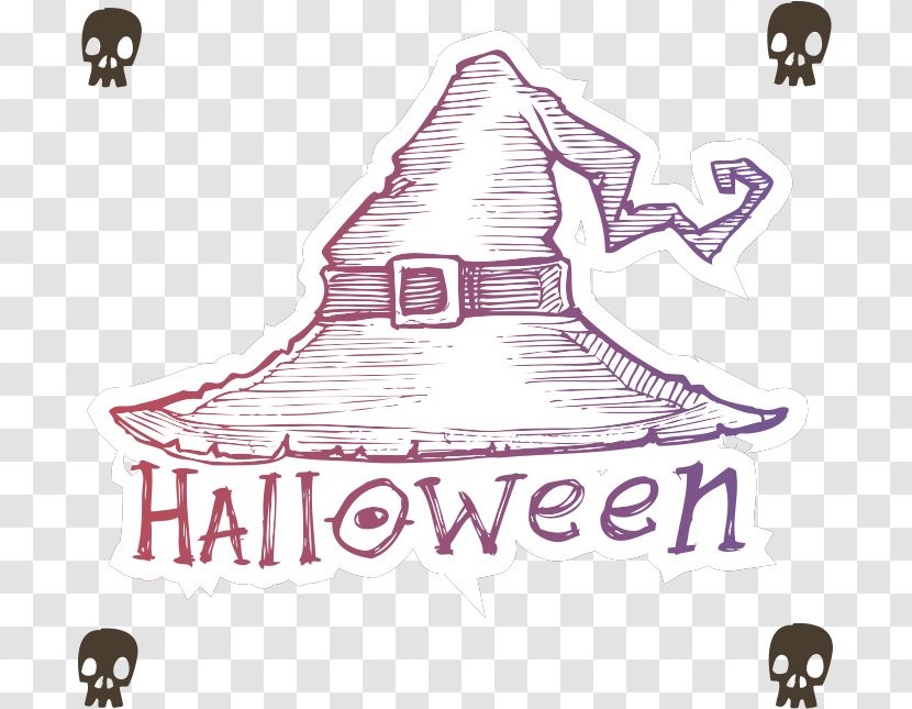 Halloween Jack-o'-lantern Adobe Illustrator Illustration - Brand - Vector Hat Transparent PNG
