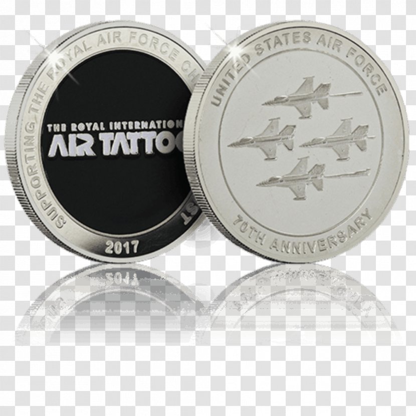 Commemorative Coin Silver Royal Air Force World Challenge Coins Transparent PNG