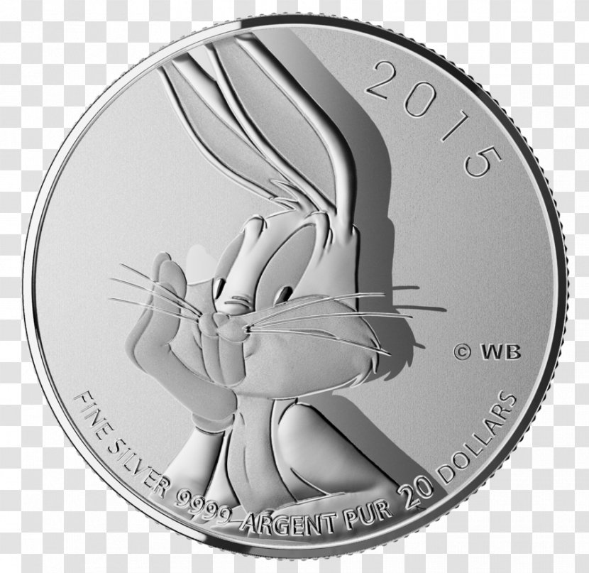 Bugs Bunny Elmer Fudd Looney Tunes Coin Tweety - Royal Canadian Mint - Silver Coins Transparent PNG