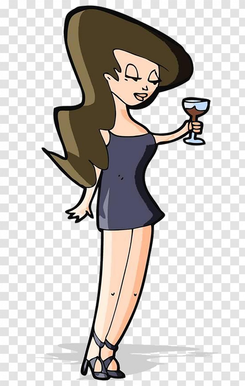 Photography Caricature Cartoon Woman - Farewell Party Transparent PNG