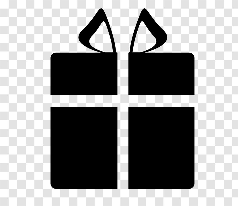 Gift Ring Geocaching Secret Santa Symbol - Black And White Transparent PNG