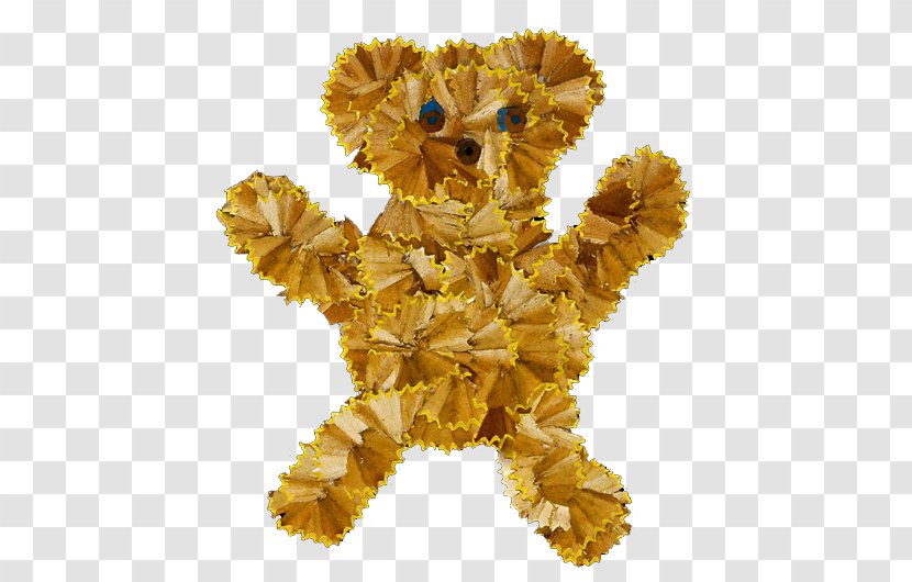 Pencil Creativity - Flower - Creative Shavings Bear Transparent PNG