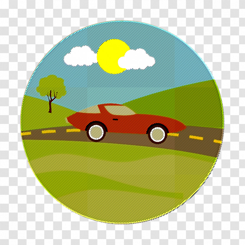 Landscapes Icon Car Icon Transparent PNG