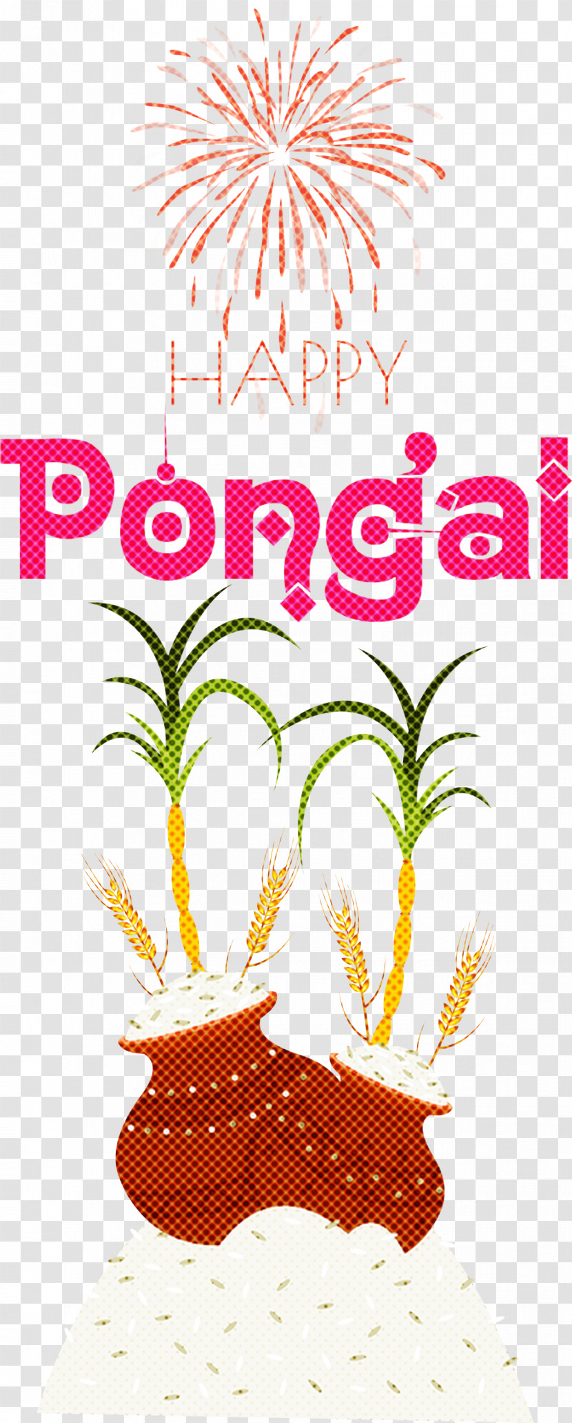 Pongal Happy Pongal Transparent PNG