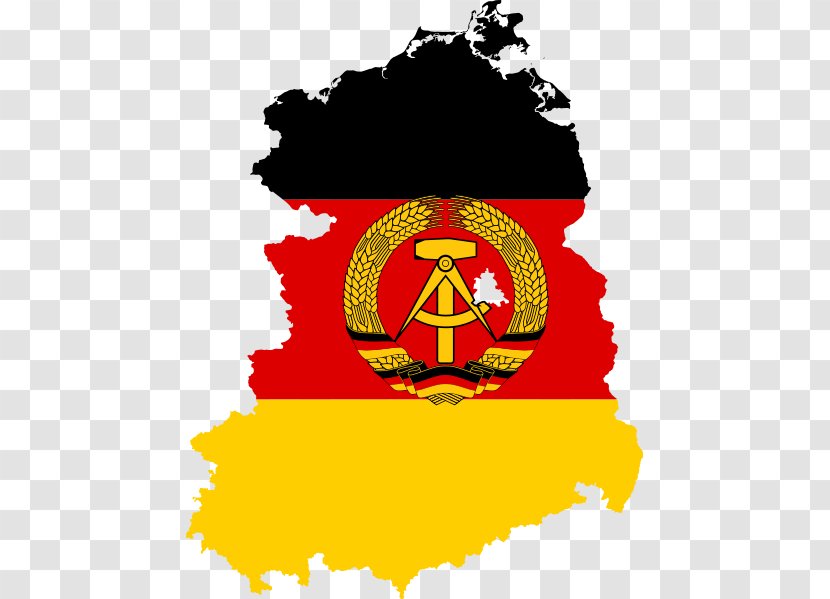 West Germany German Reunification East Berlin - Flag Of - Map Transparent PNG