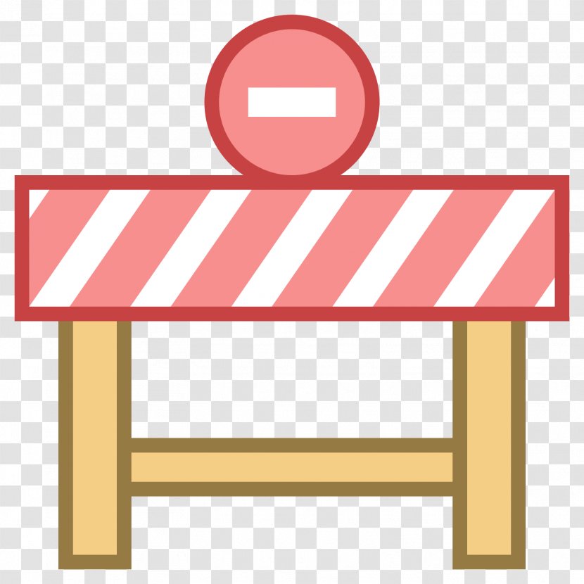 Roadblock Symbol Clip Art - Area - Road Transparent PNG