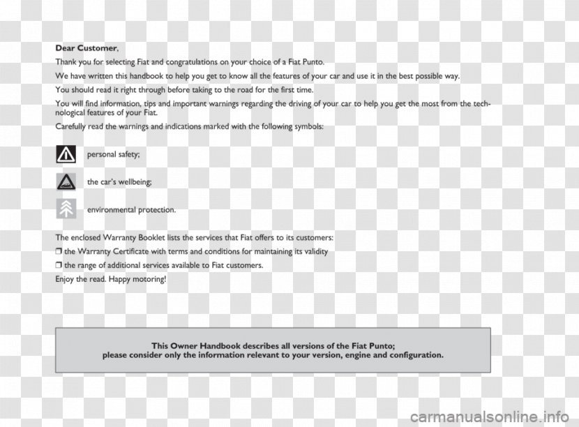 Document Brand Line - Text - Fiat Punto Transparent PNG