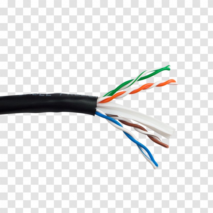 Network Cables Wire Category 6 Cable Electrical 5 - Tiaeia568a Transparent PNG
