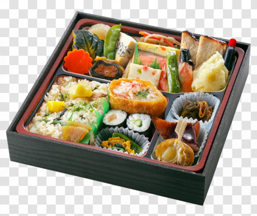 Bento Osechi Makunouchi Ekiben California Roll - Appetizer - Sushi Transparent PNG
