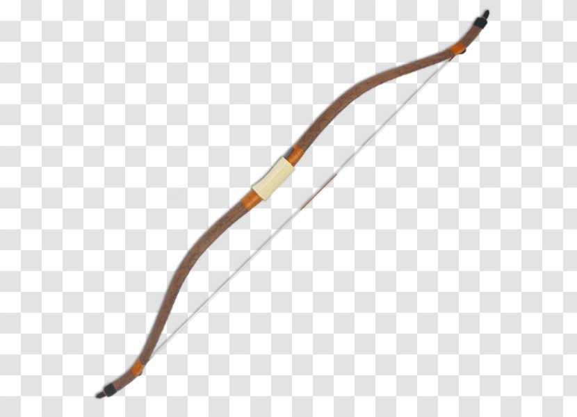 Longbow Bow And Arrow Gakgung Turkish Archery - Weapon Transparent PNG