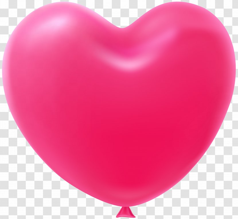 Mylar Balloon Heart Color Clip Art - Heart-shaped Transparent PNG