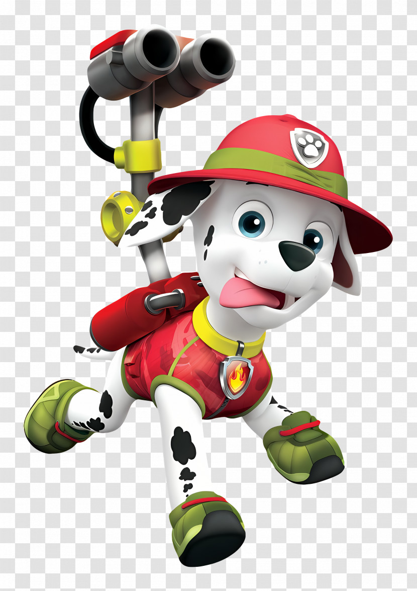 Paw Patrol - Adventurous Dalmatian In Firefighter Gear Transparent PNG