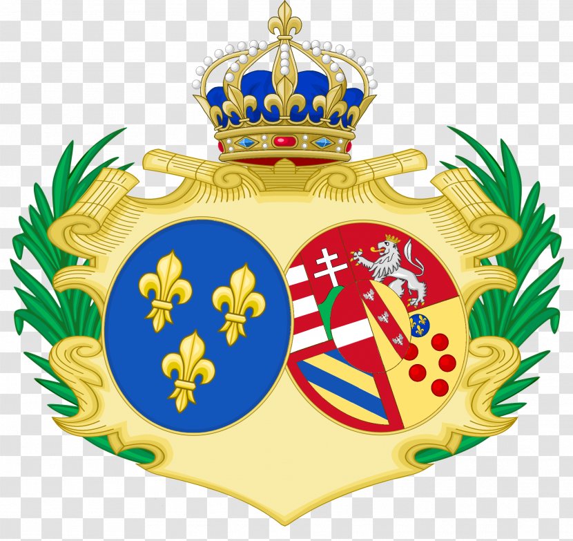 Coat Of Arms House Farnese Queen Consort Marriage Elisabeth - Crest - France Transparent PNG