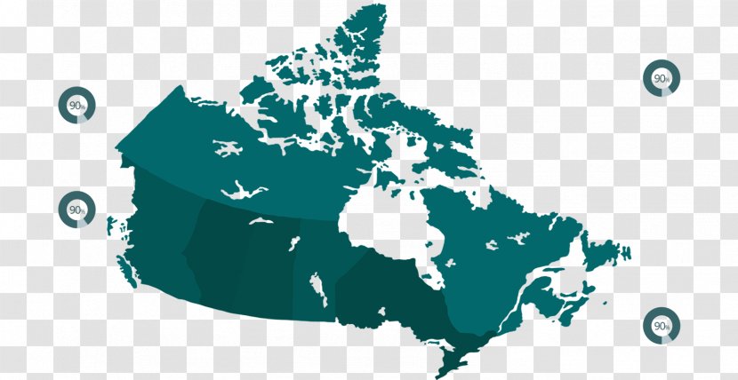 Canada Vector Map World - Stock Photography Transparent PNG