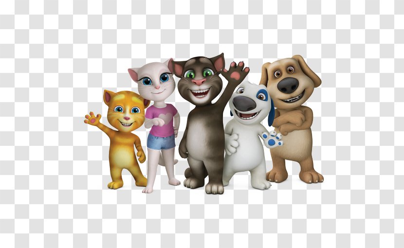 My Talking Tom Angela And Friends Cat Outfit7 Limited - Dog Transparent PNG