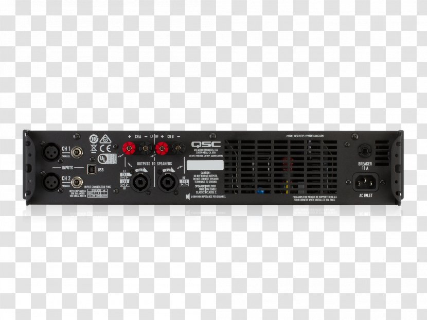 QSC Audio Products Power Amplifier Loudspeaker - Electronic Device - Qsc Ks212c Cardioid Subwoofer 3600w Transparent PNG