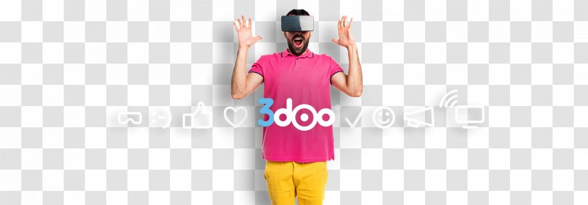 Virtual Reality Handheld Devices Sportswear 3D Computer Graphics - Media Player - Standing Transparent PNG