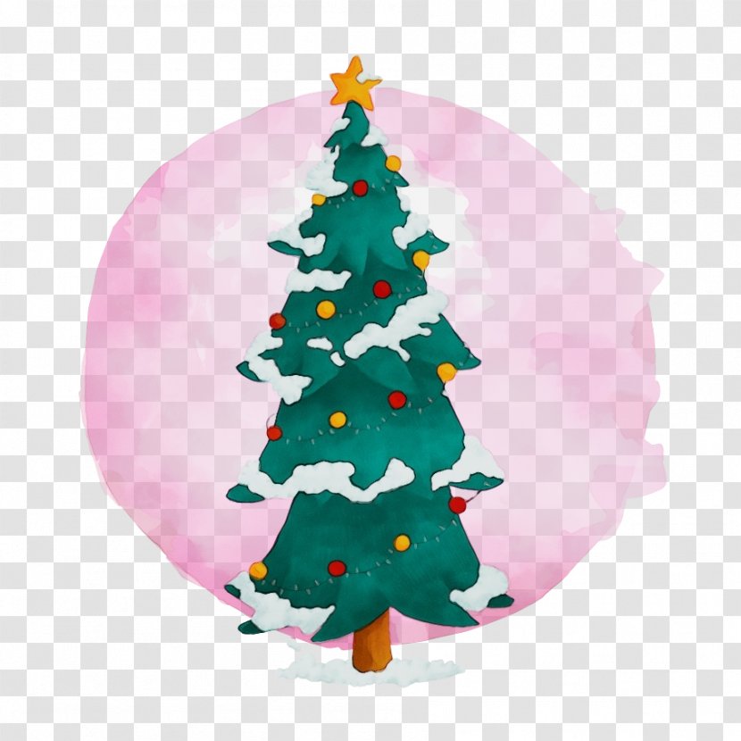 Christmas Tree - Pine - Pink Transparent PNG
