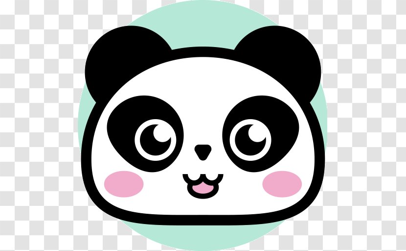 Giant Panda 0 Snout Cuteness Smiley - Nose Transparent PNG