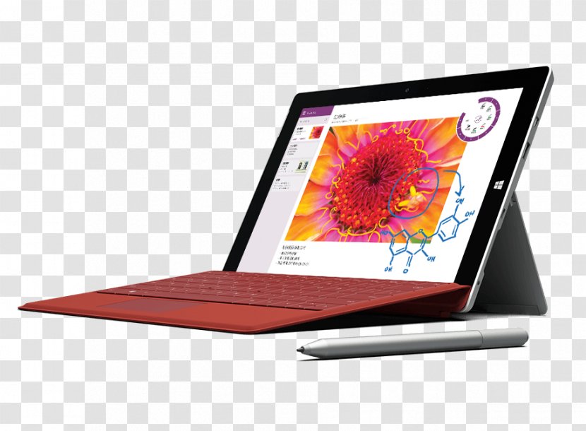 Surface Pro 3 Microsoft Intel Atom ClearType - Computer Transparent PNG