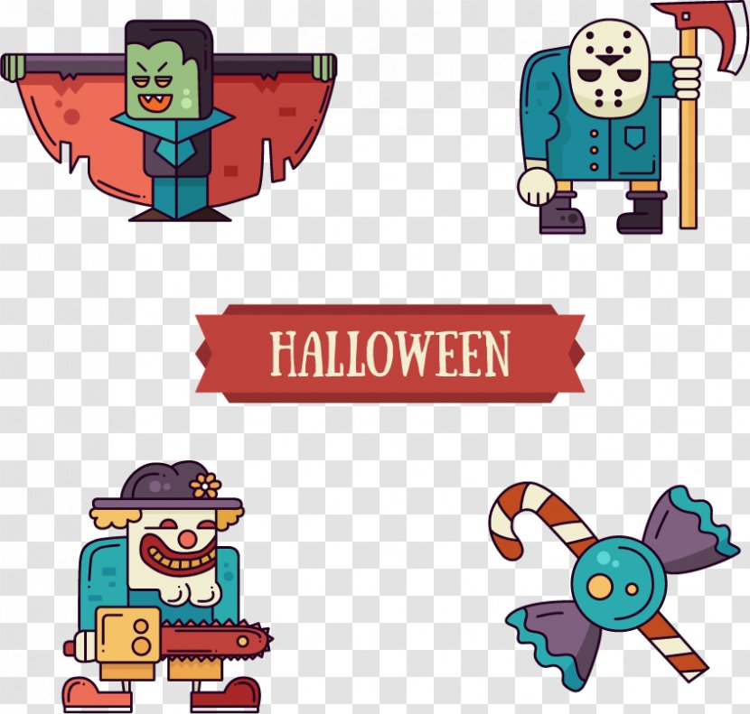 Halloween Illustration - Poster - Monster Vector Material Transparent PNG